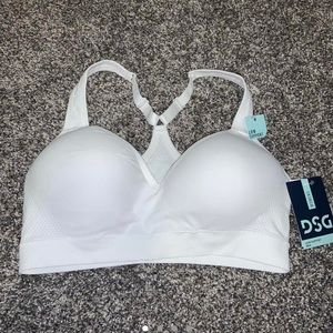 BNWT dicks sporting goods pure white seamless low support sports bra